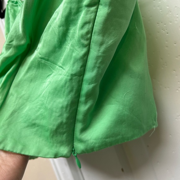 Zara Green Satin Top - st pattys! - Picture 3 of 4